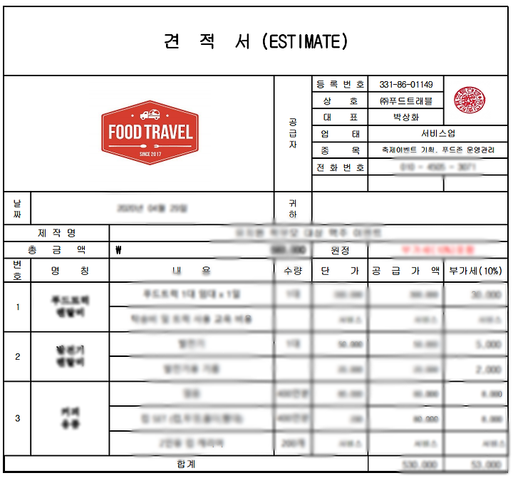 커피차 가격 얼마가 적당할까? 예상 견적 확인하기